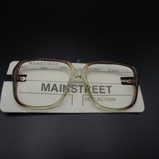 Vintage MAINSTREET 120 Eyeglass Frames 54-16/135 Brown Clear Gradient Full Rim
