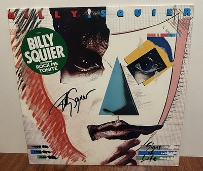 BILLY SQUIER SIGNED PROMO SIGNS OF LIFE LP VINYL 4/18/26 NJ RSD 4/18/26 +2 PICS