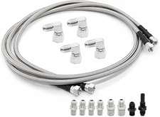 6AN 70’’ Transmission Cooler Hose Line kit, Compatible with GM Chevy 70inch