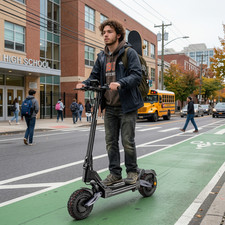 Dual Motor Electric Scooter for Adults 60V27AH 45MPH Off-Road 4000W E-Scooter