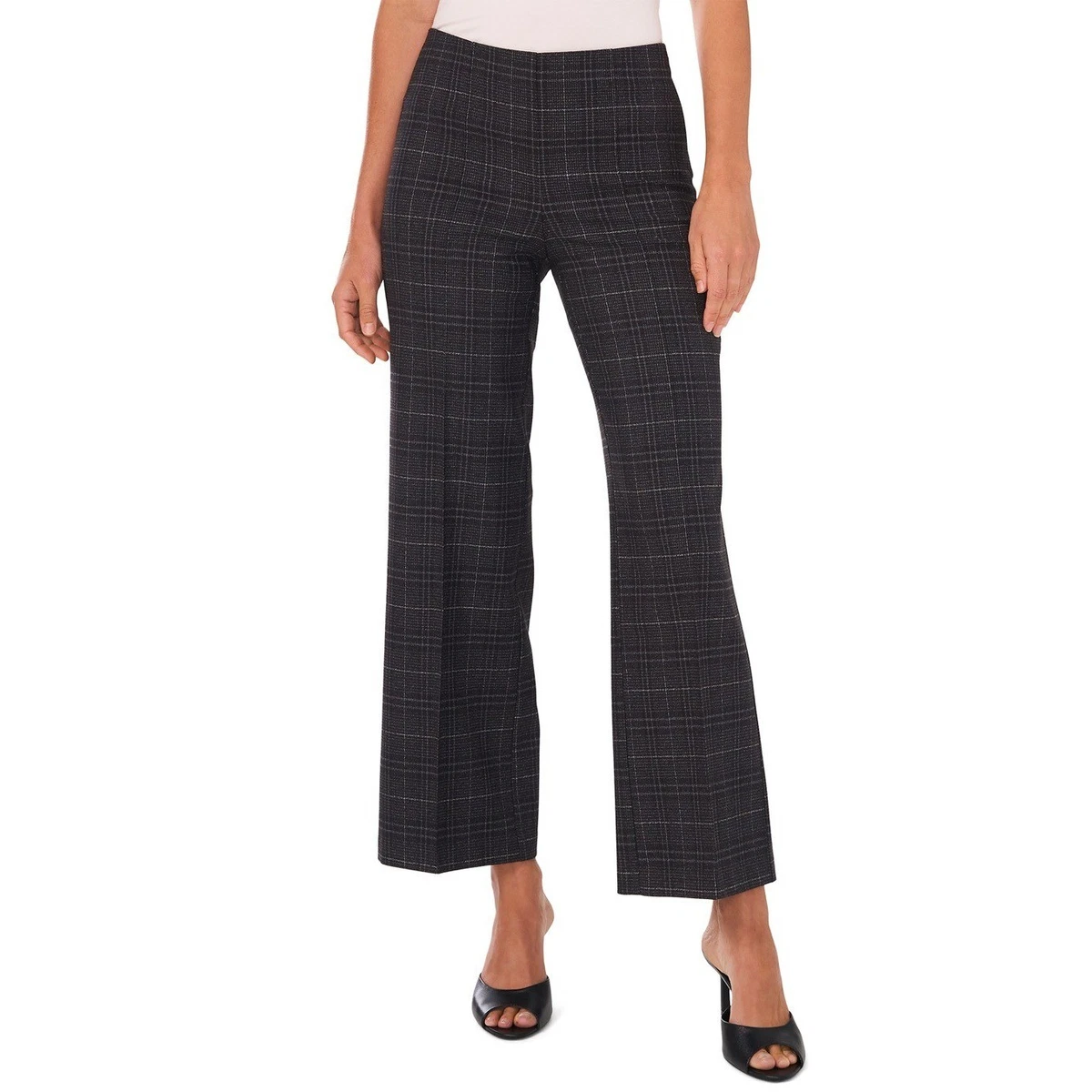 Pantalon Large Femme Noir Vince Camuto – Taille L, En Polyester