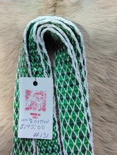 131 White Kelly Grn Foret Grn Sm Diamond Apprenice Belt