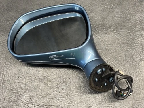 96-02 BMW Z3 Roadster Side View Mirror Blue Left Driver Side OEM