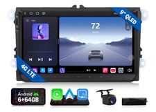DAB+ Android Autoradio 6+64 für VW Golf 5 6 Tiguan Touran Navigation CarPlay DSP
