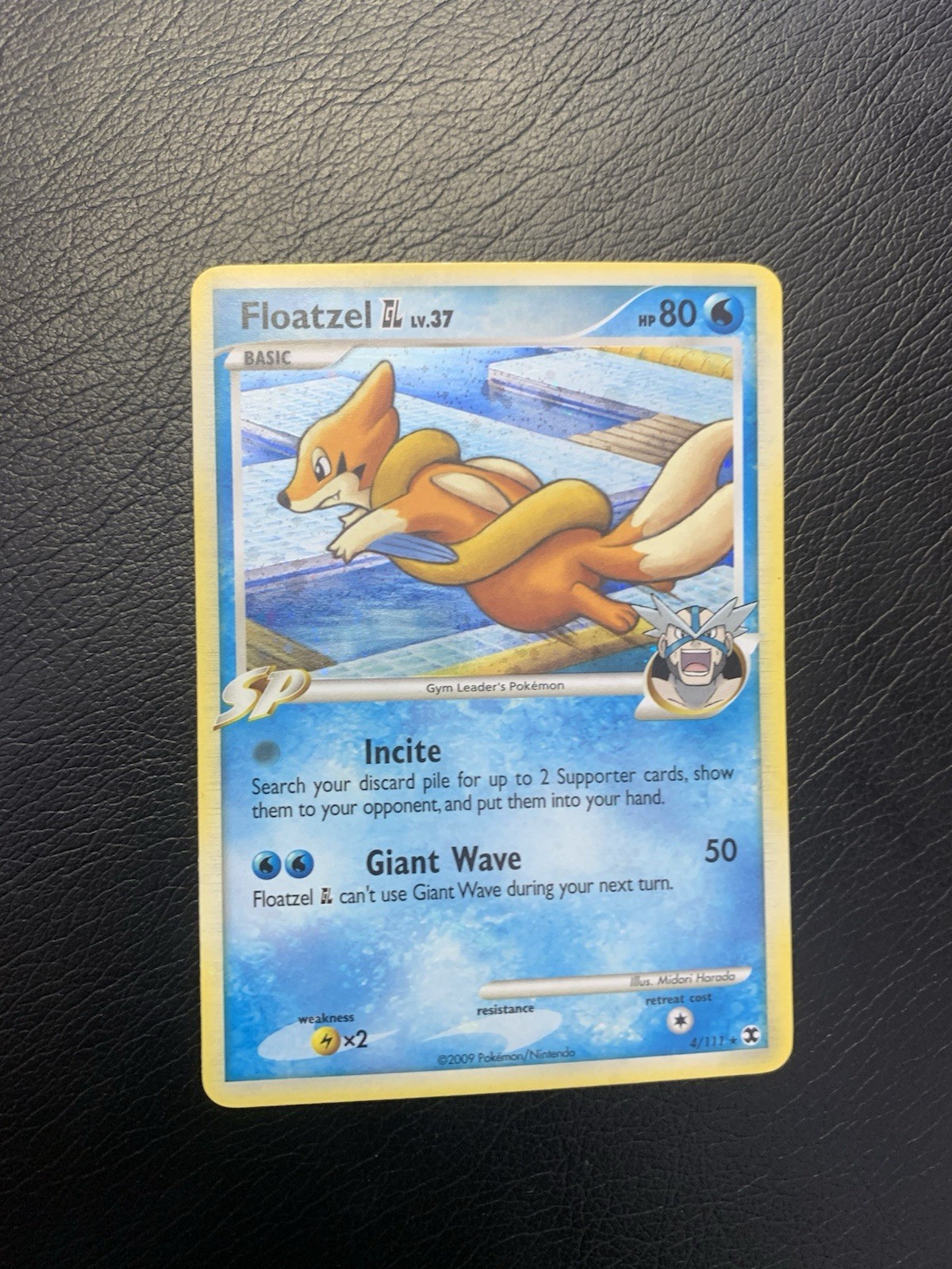 2009 Pokémon Rising Rivals Floatzel Gl 4/111 Nm Lp