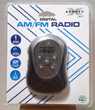 AM / FM Arm Band - Digital Sport Radio - w/ Earbuds - Bass Boost - Presets - NEW