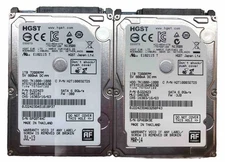 LOT OF 2 | HGST Travelstar HTS721010A9E630 | 1TB 7.2K 32MB 6Gb/s SATA 2.5" HDD