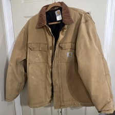 Vintage 90s Carhartt Artic Jacket Quilt Lined Made In USA