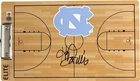 North Carolina Tarheels Hubert Davis Signed Clipboard Beckett Certified