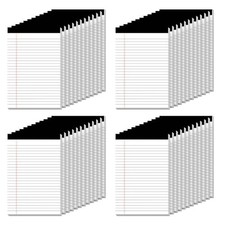 5x8 Inch Legal Pads, 48 Pack, 30 Sheets Each, College Ruled Writing Paper