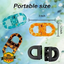 2Pcs Magnetic Hair Styling Clips Strong Hold No Crease Gentle