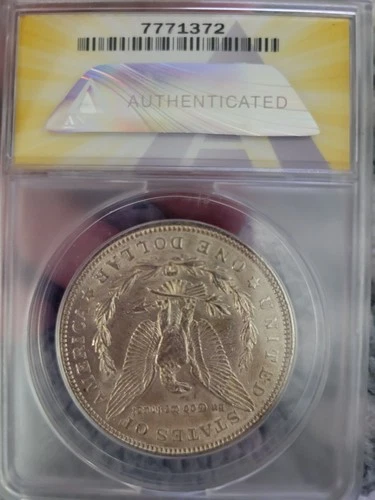 1921 au58 ANACS morgan