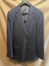 J Crew Thompson Navy Blue Thompson Blazer Jacket Gold Buttons 42R