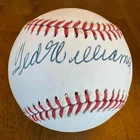 Ted Williams Signed Autographed American League Baseball Ball JSA LOA