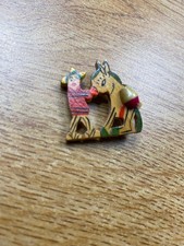 Wooden Burro Pin