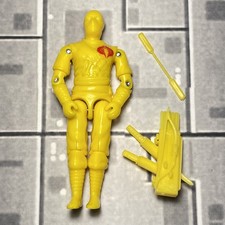G I Joe Black Major Custom Cobra Storm Shadow Yellow Test Shot Ninja Viper 3.75"