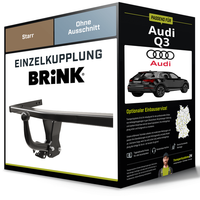Starre AnhäNgerkupplung FüR Audi Q3 06.2018-Jetzt Typ F3B Brink Neu
