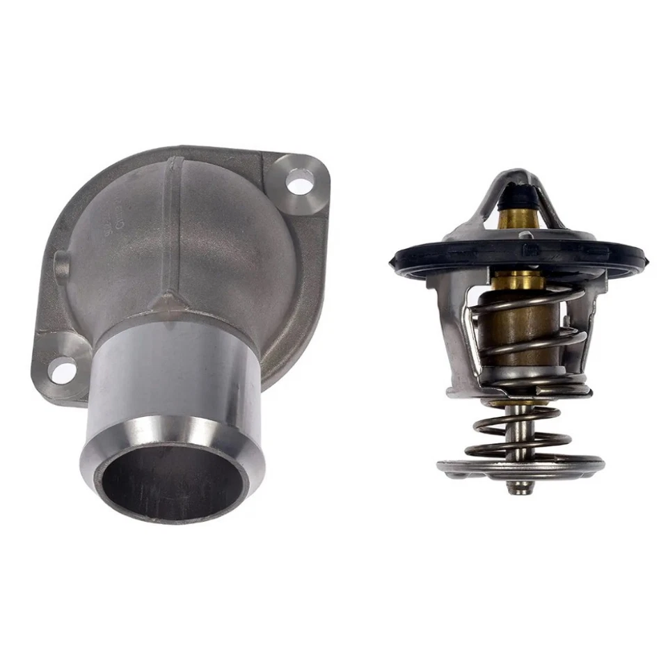 For GMC Sierra 1500 Limited 2022 Engine Coolant Thermostat Housing | Aluminum - Image 3 of 4