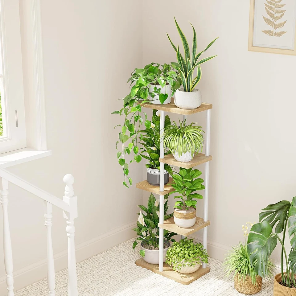 Porta Piante Da Esterno Portavasi Da Interno Scaffale per Piante Balcone Mensola - Immagine 4 di 4