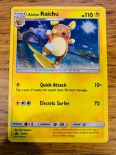 NM! Raichu SM65 Sun & Moon Cosmos Holo Black Star Promo Pokemon Card!