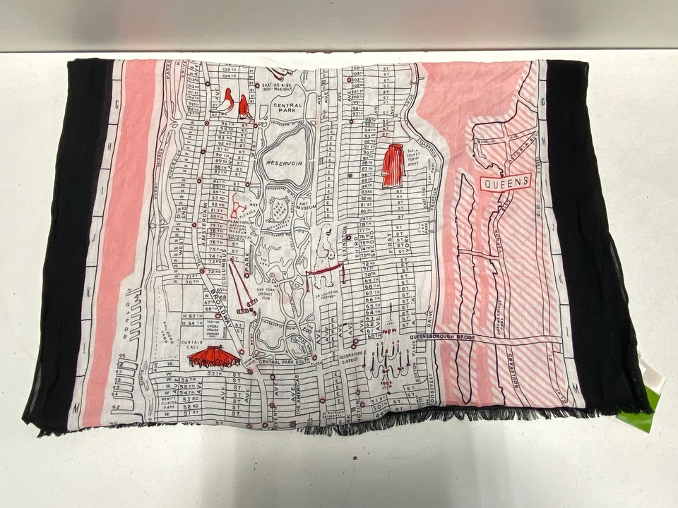 Bufanda envolvente de mapa Kate Spade NYC Foto 3 de 4