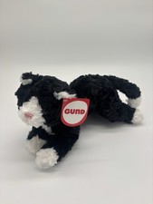 Gund Sebastian Black Tuxedo Cat Plush Toy 14" Stuffed Animal NEW w TAG