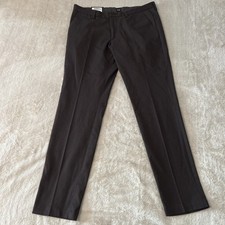NWT Hugo Boss Brown Tapered Slim Fit Kaito Men  s Dress Pants 36x30 124