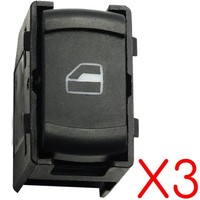 Newparts 3 Schalter Fensterheber Vorne Hinten FüR VW Passat B5 Bora Golf 4 Pins