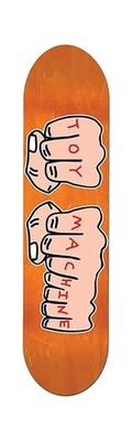 Toy Machine Skateboards Fists Skateboard Deck - 8.5'' x 32''