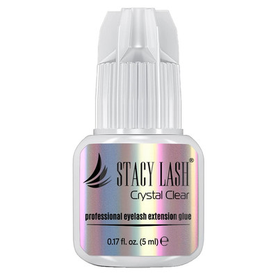 Crystal Clear Eyelash Extension Glue (0.17Fl.Oz/5Ml)/1 Sec Drying Time/Retention