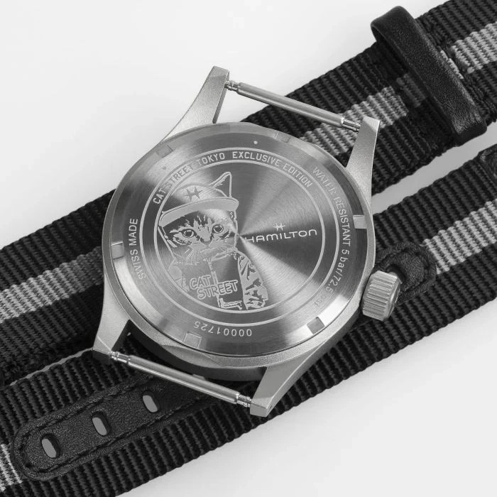 Japan Hamilton Khaki Field Tokyo Cat Street Exclusive Watch Brand