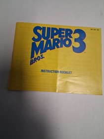 Super Mario Bros 3 Nintendo NES 1990 Authentic Cartridge+Manual Tested Working