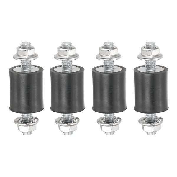 M4-15X10Mm Gummi-Isolatorhalter VibrationsdäMpfer, 4 Stk (30Mm)-image