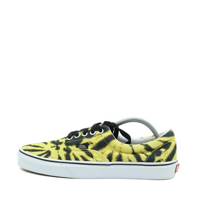 VANS Damen Era Tie Dye Sneaker Gelb Schwarz Low-Top Komfort-Innensohle EU 42