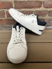 On Cloud Men 12 The Roger Advantage White Midnight Men's Tennis Shoes 48.99457