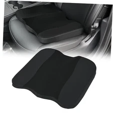 Nilight Car Seat Cushion Breathable Mesh Splicing Cushion Memory Black Leather