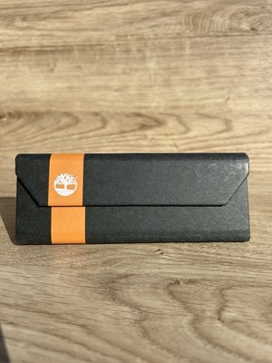 Timberland Brille/Sonnenbrille dreieckiges Etui schwarz & orange, nagelneu & unbenutzt