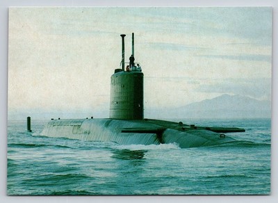 HMS Revenge S27 Resolution Class Nuclear Submarine Postcard After the Battle