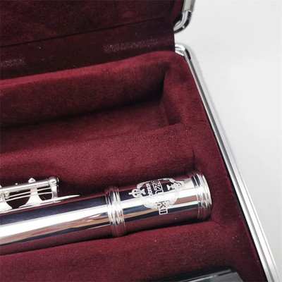  Top flute 16 Holes Silver Plated C Key with E key instrument