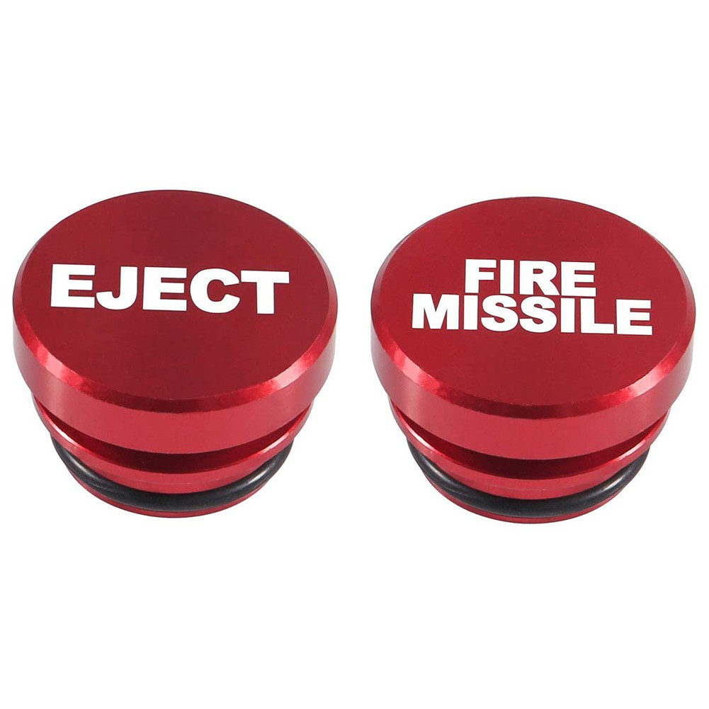 Easy to Install Car Cover Accessories 2Pcs/Set Fire Missile Eject Button