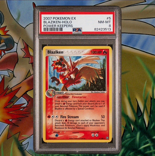 Blaziken graded PSA 8 for sale on eBay