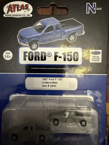 Vehículo Ford F-150 1997 Atlas escala N 1:160 gris sin decorar MPN 2940 | Condition: New