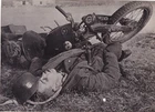 Original Press Photo WW2 Kradschütze motorcycle rifleman of the Viking Div 1942