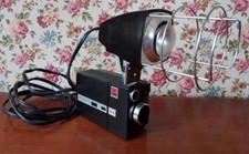 Vintage Kodak Instamatic M16 Super 8 Movie Camera Untested W/Kodak Movie Light