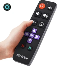 Roku TV Remote Big Button TV Remote Control for All Roku ONLY Simple and Easy