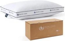 Pacific Coast Firm Bed Pillow, Luxury Hotel Collection Goose Feather and down Pi