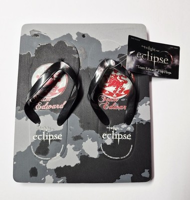 NECA Twilight Saga Eclipse Team Edward Flip Flops New With Tags 2010 Small 5/6