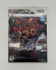 Attack of the Movies 3-D (Nintendo Wii, 2010) No Manual No Glasses - Fast Ship