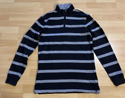 CHAPS Est.1978 by RALPH LAUREN Herren Shirt Gr.M,grau/schwarz,100% COTTON,gestr.