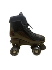 Infinity Skates Men  s Black Adjustable Size Quad Roller Skates US Size 3-6 M